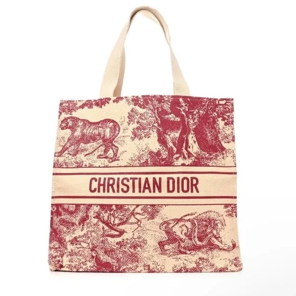 CHRISTIAN DIOR Dioriviera Tote Bag Part Of The Iconic DiorBook & Star Dior Charm - Picture 8 of 16